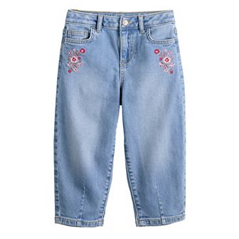 Baby & Toddler Girl Jumping Beans® High Rise Barrel Jeans