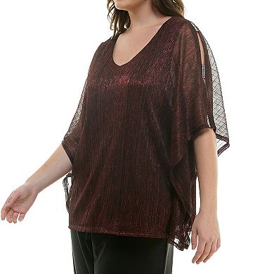 Plus Size Luxology 2-pc. Pancho & Pants Set