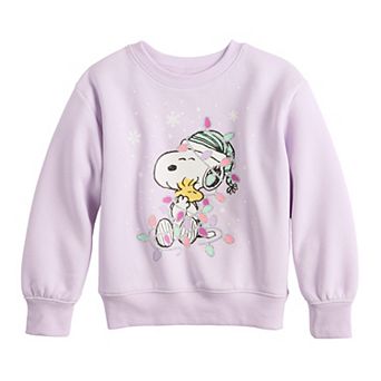 Girls 4-12 Peanuts Snoopy Graphic Sweatshirt