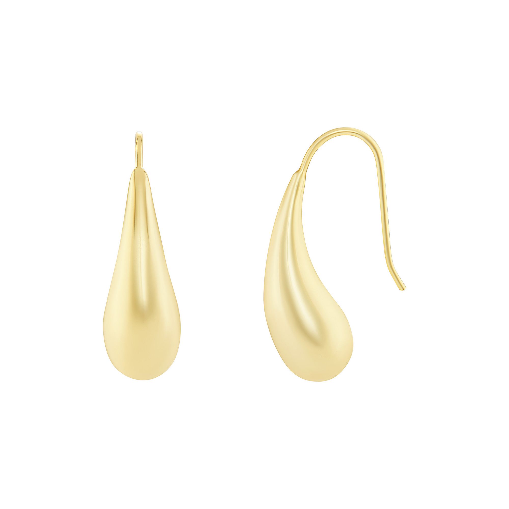 PRIMROSE Polished Teardrop Drop Earrings, Womens, Gold Tone