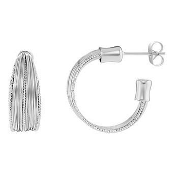 PRIMROSE Multi Strand C-Hoop Earrings