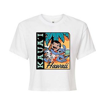 Disney's Lilo & Stitch Juniors' Kaua'i Cropped Tee