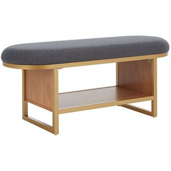 Safavieh Iona Open Shelf Bench