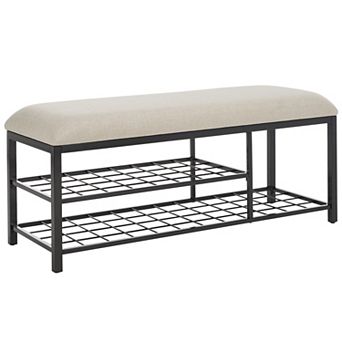 Safavieh Milligan Open Shelf Bench