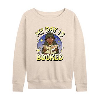 Disney's The Princess and the Frog Tiana Women's My Day Is Booked French Terry Long Sleeve Tee