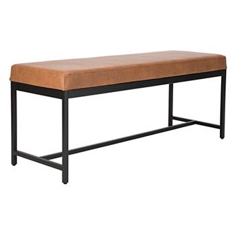 Safavieh Chase Faux Leather Bench