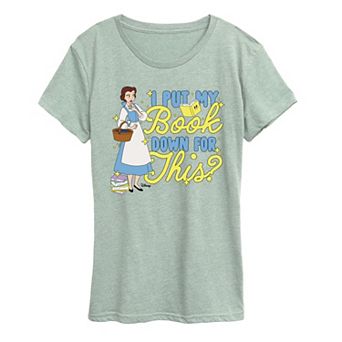 Disney's Beauty and the Beast Women's Belle Put My Book Down Graphic Tee