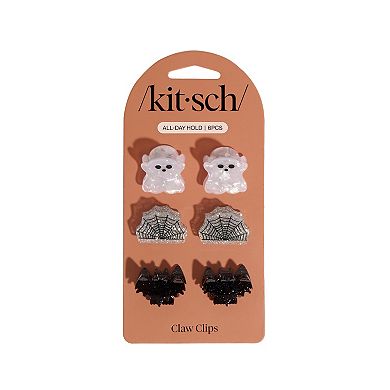 Kitsch Mini Claw Clips 6-pc. Halloween Hair Accessory Set