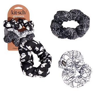 Kitsch Cloud Scrunchies 3 pc Set - Spiderweb