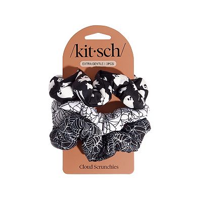 Kitsch Cloud Scrunchies 3-pc. Set - Spiderweb