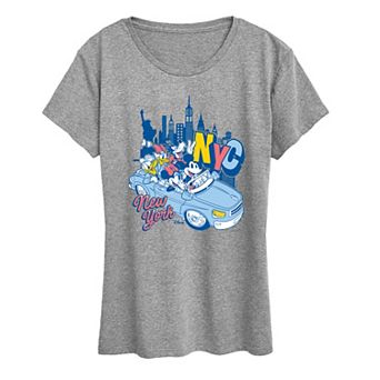 Disney's Mickey Mouse & Friends Women's NYC Graphic Tee