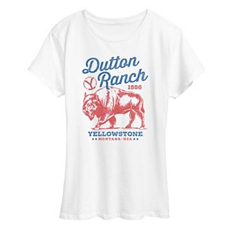 Women's Yellowstone Dutton Ranch USA Graphic Tee