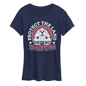 Women's Yellowstone Protect The Land Graphic Tee