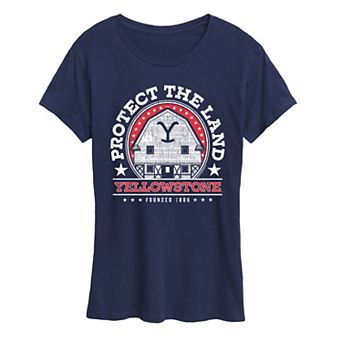 Women's Yellowstone Protect The Land Graphic Tee