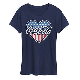 Women's Coca-Cola USA Heart Graphic Tee