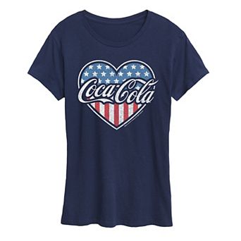 Women's Coca-Cola USA Heart Graphic Tee