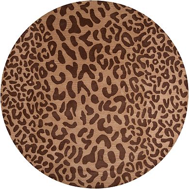 Surya Athena Animal Print Rug - 6' Square