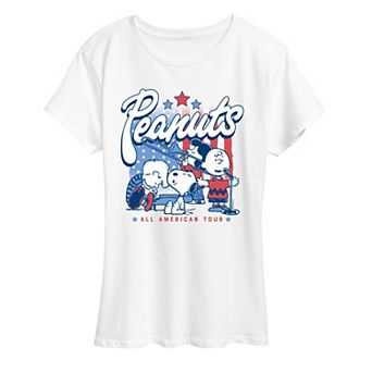 Women's Peanuts All American Tour Graphic Tee
