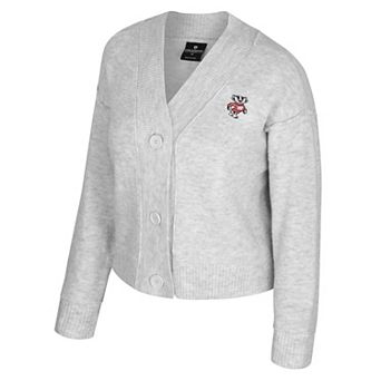 Women's Wisconsin Badgers Emily Cardigan Sweater