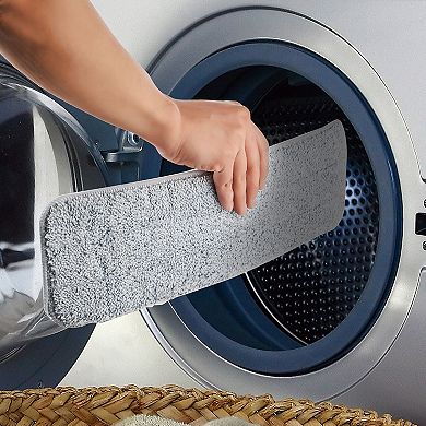 Salav True & Tidy 1-pc. Round Mop Pad & 1-pc. Flat Mop Pad for SPRAY-360