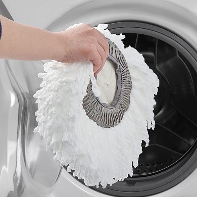 Salav True & Tidy 1-pc. Round Mop Pad & 1-pc. Flat Mop Pad for SPRAY-360