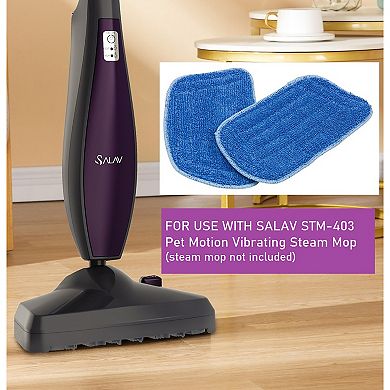 Salav 2-pc. Mop Pad Replacement Set for STM-403 Steam Mop