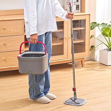 Salav True & Tidy Spin Mop and Bucket System Deluxe Set
