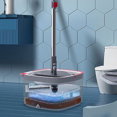 Salav True & Tidy Spin Mop and Bucket System Deluxe Set