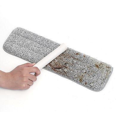 Salav True & Tidy Heavy Duty Wet and Dry Sweeper Mop & Mop Pad 4-pc. Set