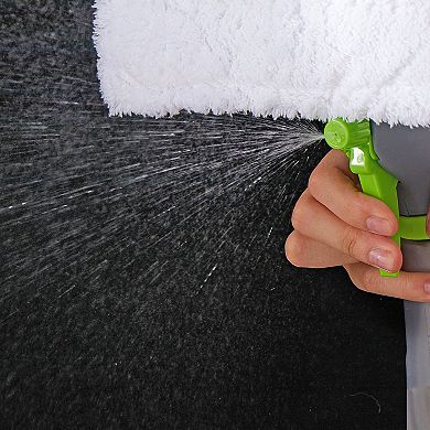 Salav True & Tidy Glass Cleaner Spray Bottle with Built-In Squeegee