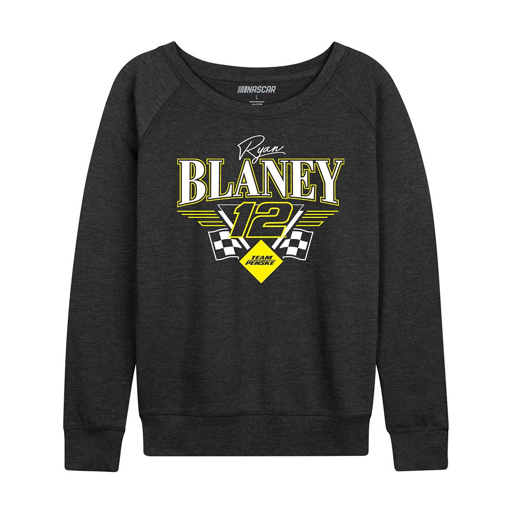 Women's NASCAR Ryan Blaney French Terry Long Sleeve Tee