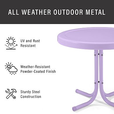 Crosley Furniture Griffith Retro Outdoor Side Table