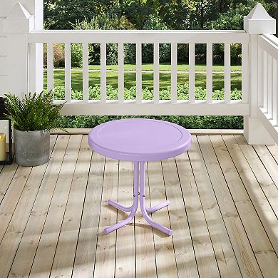 Crosley Furniture Griffith Retro Outdoor Side Table