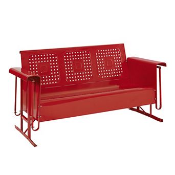 Crosley Furniture Bates Outdoor Retro Sofa Glider