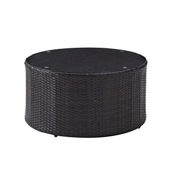 Crosley Furniture Catalina Outdoor Wicker Round Coffee Table