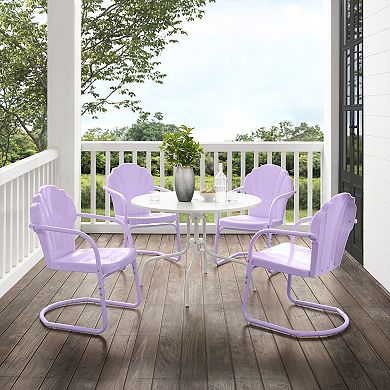 Crosley Furniture Tulip 5-pc. Outdoor Retro Dining Set
