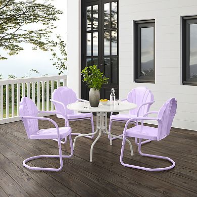 Crosley Furniture Tulip 5-pc. Outdoor Retro Dining Set