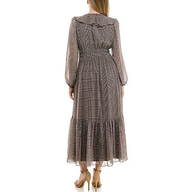 Women's Taylor Ruffle V-Neck Smocked Waist Dress