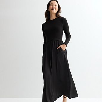 Women's Taylor Twofer Sweater Dress & Satin Skirt