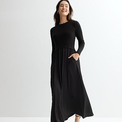 Women's Taylor Twofer Sweater Dress & Satin Skirt
