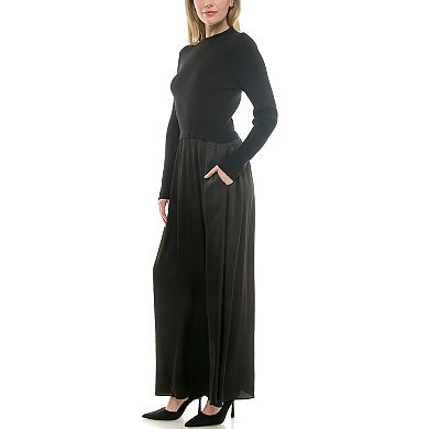 Women's Taylor Twofer Sweater Dress & Satin Skirt