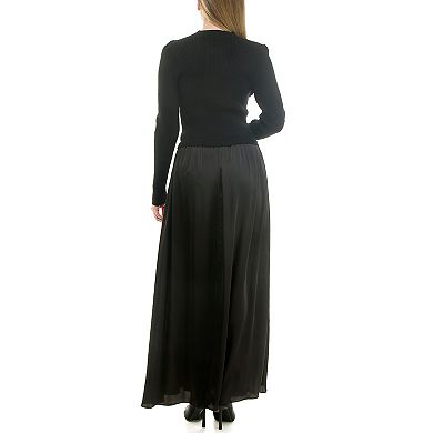 Women's Taylor Twofer Sweater Dress & Satin Skirt