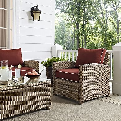 Crosley Furniture Bradenton Outdoor Wicker Chair