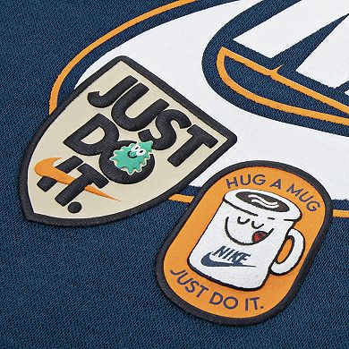 Baby & Toddler Boys Nike Fleece Crewneck Sweatshirt "Just Do It." "Hug A Mug" & Pants 2-Piece Set