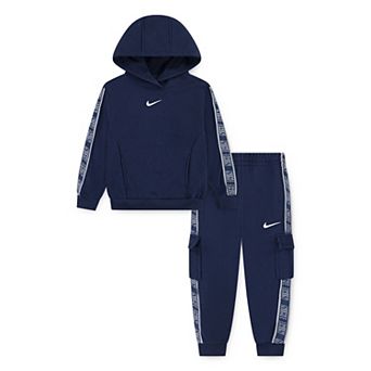 Toddler Boys Nike Fleece Pullover Hoodie & Joggers 2 pc Set