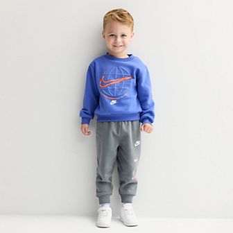 Baby & Toddler Boys Nike Fleece Crewneck Sweatshirt & Pants 2 pc Set