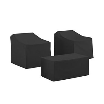 Crosley Furniture 3 pc Outdoor Chair & Coffee Table Furniture Cover Set