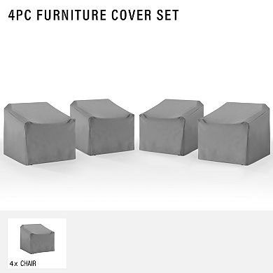 Crosley Furniture 4-pc. Outdoor Chair Furniture Cover Set