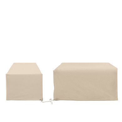 Crosley Furniture 2-pc. Outdoor Loveseat & Chair Furniture Cover Set