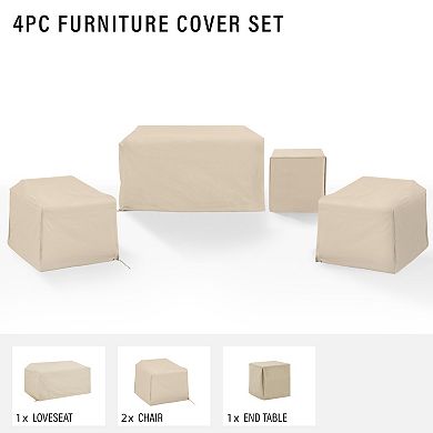 Crosley Furniture 4-pc. Outdoor Furniture Cover Set